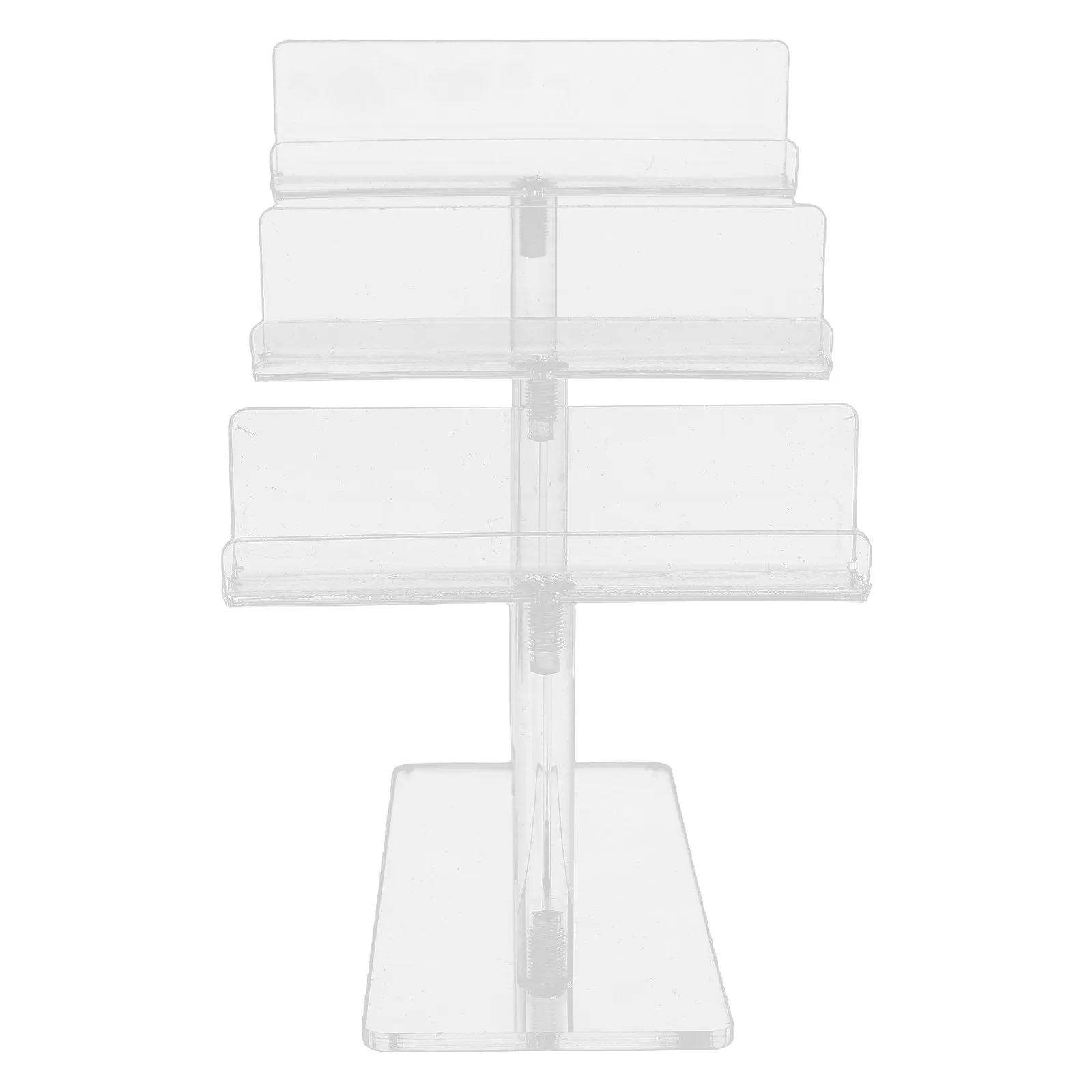 2Pcs Acrylic Eyeglass Display Stand Multi Tier Organizer Rack Eyewear Frame Storage Shelf Sunglasses Holder for Shop Home