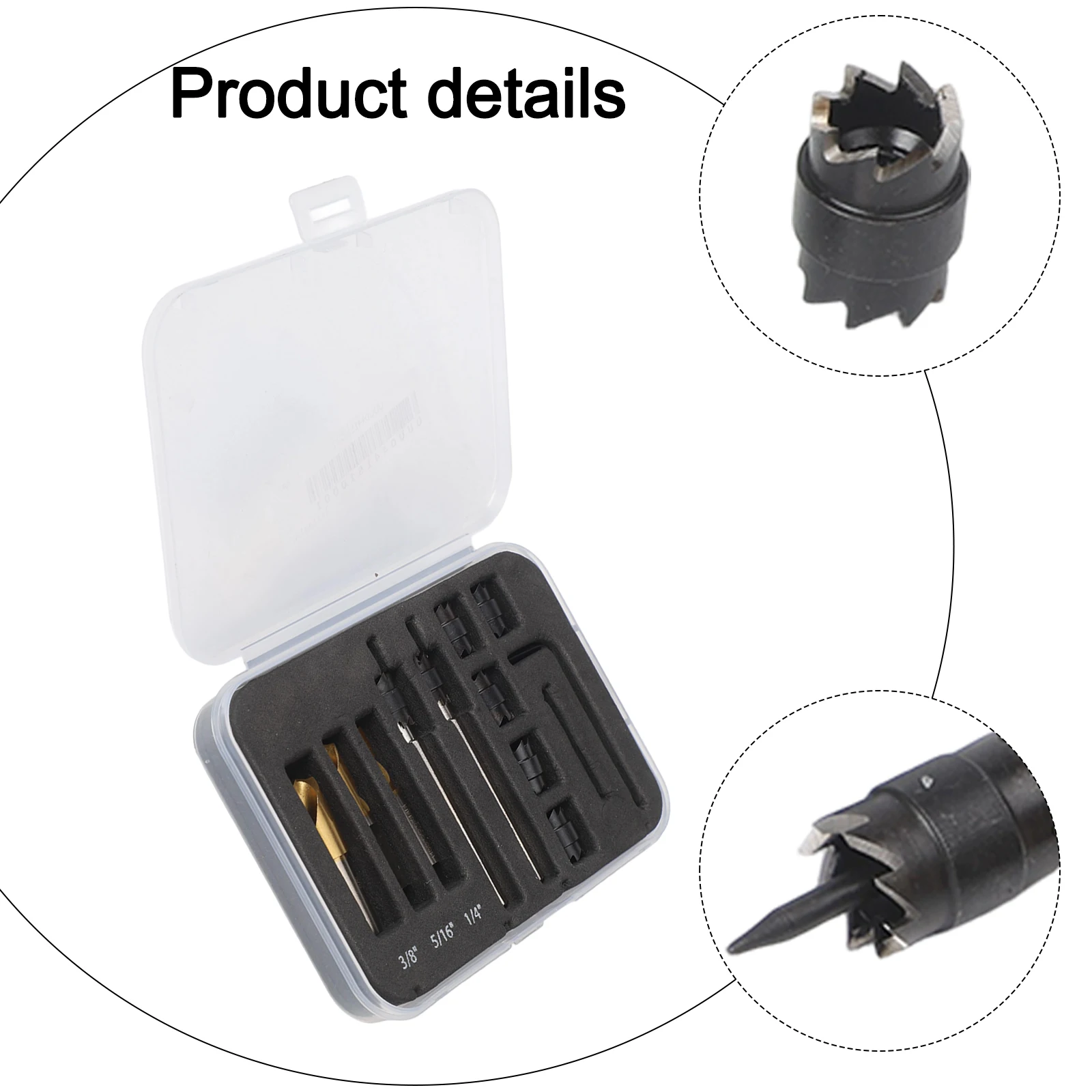 13pcs HSS SpotWeld Cutter Set for Professional Metalworking Applications with Innovative Design for Secure Handling