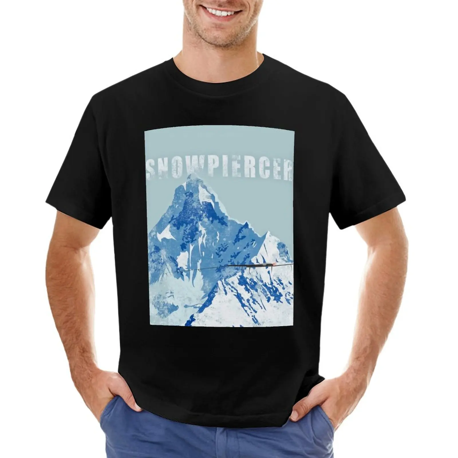 Snowpiercer T-Shirt graphics Aesthetic clothing designer shirts hippie clothes mens champion t shirts