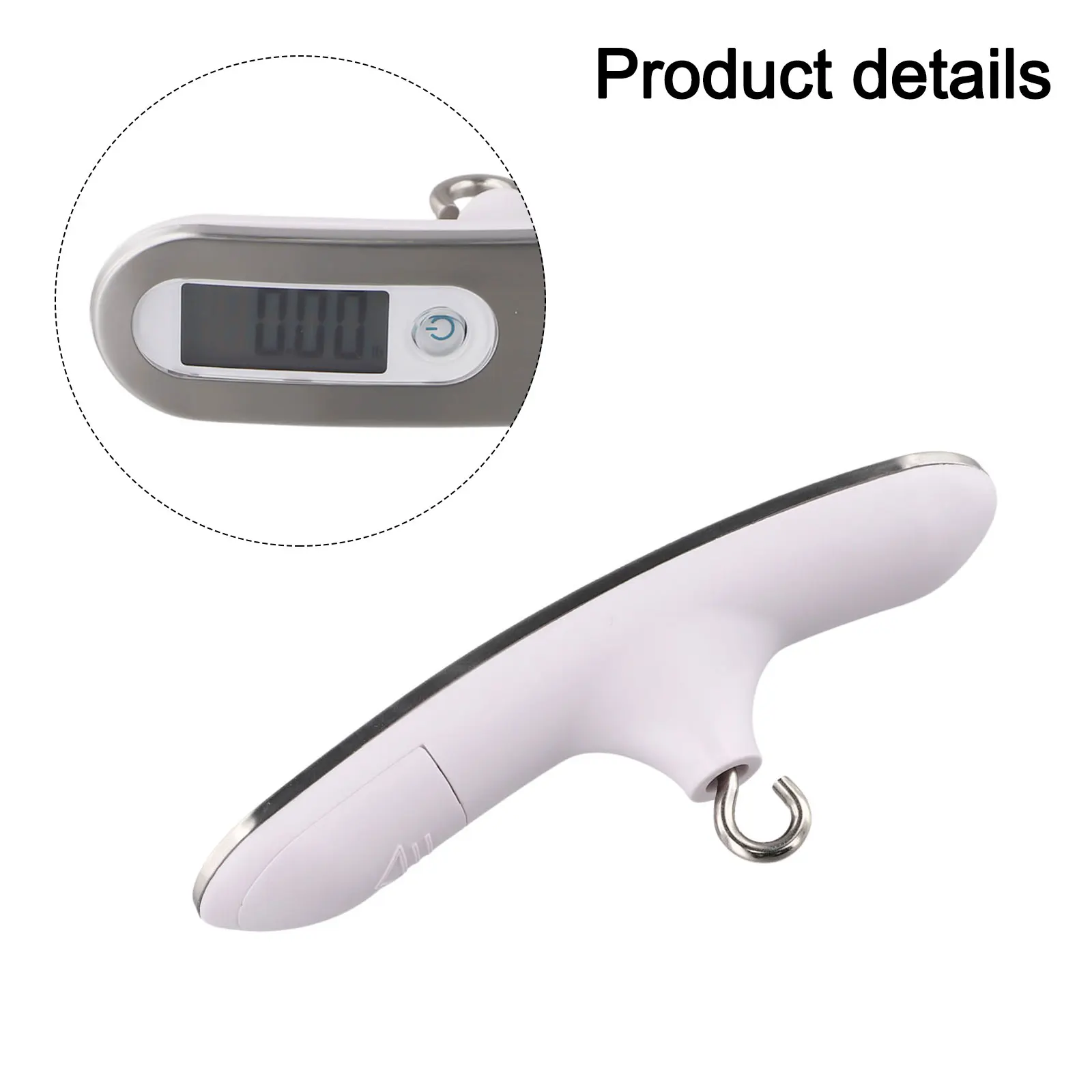 Lightweight Bow Scale for Accurate Weight Measurement up to 110lbs LCD Display for Easy Reading Ideal for Practice