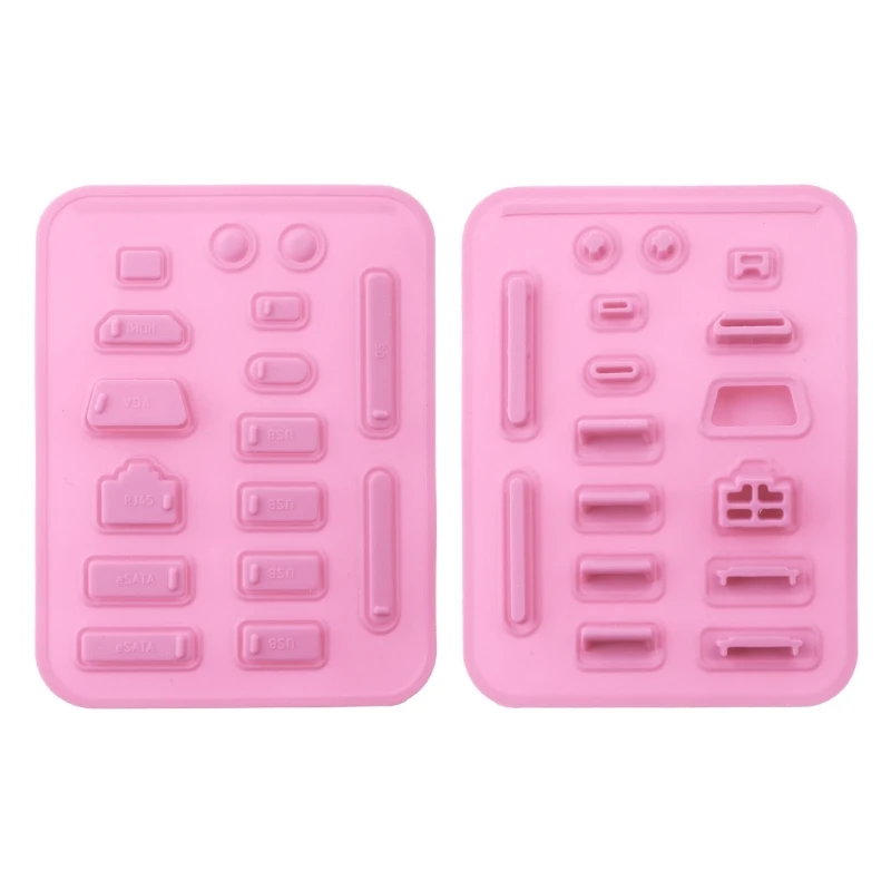 16 ชิ้นป้องกันฝุ่นปลั๊กซิลิโคนหมวกคอมพิวเตอร์พอร์ตฝาครอบ Protecor ชุด