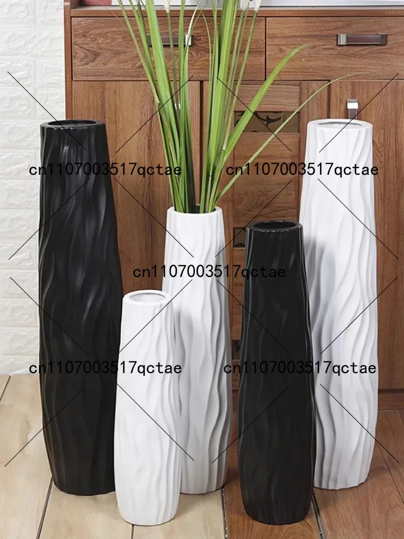 Ceramic Floor Simple European Flower Arrangement Living Room Decoration Large Vase