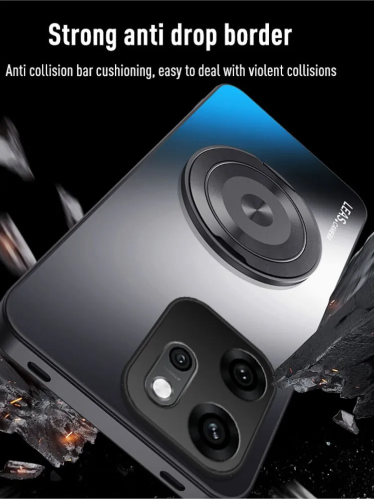 Pour Oppo Reno 6 8 10 11 12 13 13F 14 14F trouver X8 X7 Ultra X6 X5 Pro anneau magnétique support arrière coque de téléphone anneau lentille protéger couverture