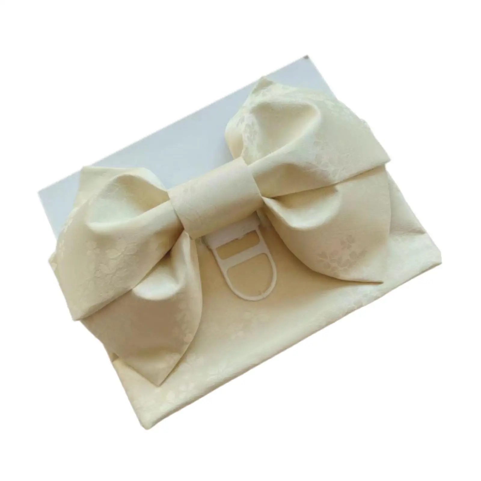 Corset Style Kimono Obi Belt Poly Bow Waistband Japanese Fashion Accessory for Cosplay Party Dress