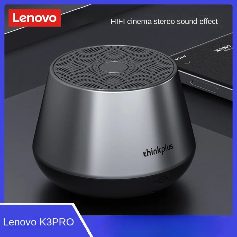 lenovo K3Pro Wireless TWS Interconnected Bluetooth Audio Subwoofer HD Sound Quality Mini Portable HIFI Speaker Wholesale