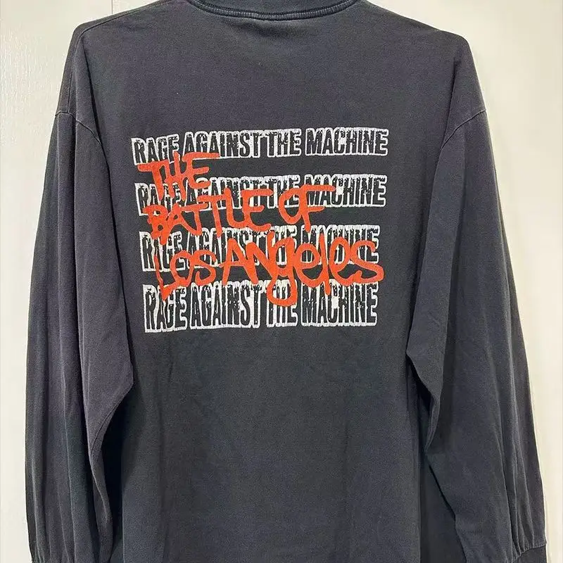 

Хлопковая футболка с графическим рисунком 2000-х годов для мужчин и женщин, винтажный топ, уличная одежда в стиле хип-хоп, футболка большого размера, повседневная одежда с длинными рукавами, модная футболка