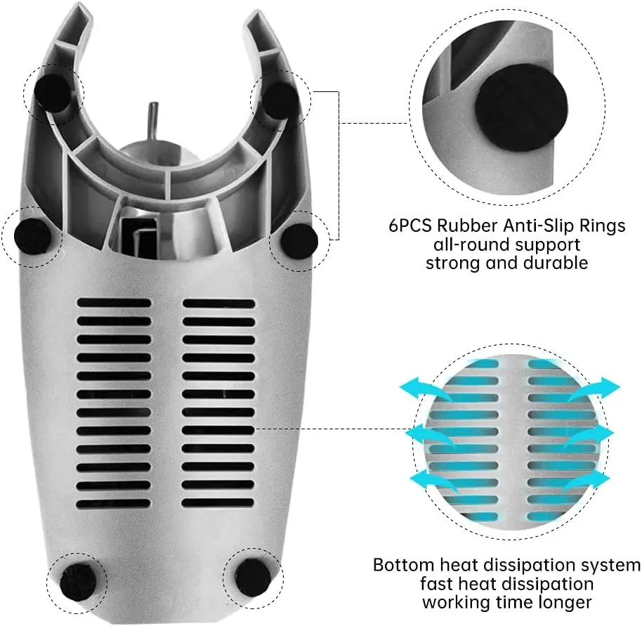 Ice Shaver Prevent Splash Electric Three Blades Snow Cone Maker Stainless Steel Shaved Ice Machine 380W 220lbs/hr Home and Comme