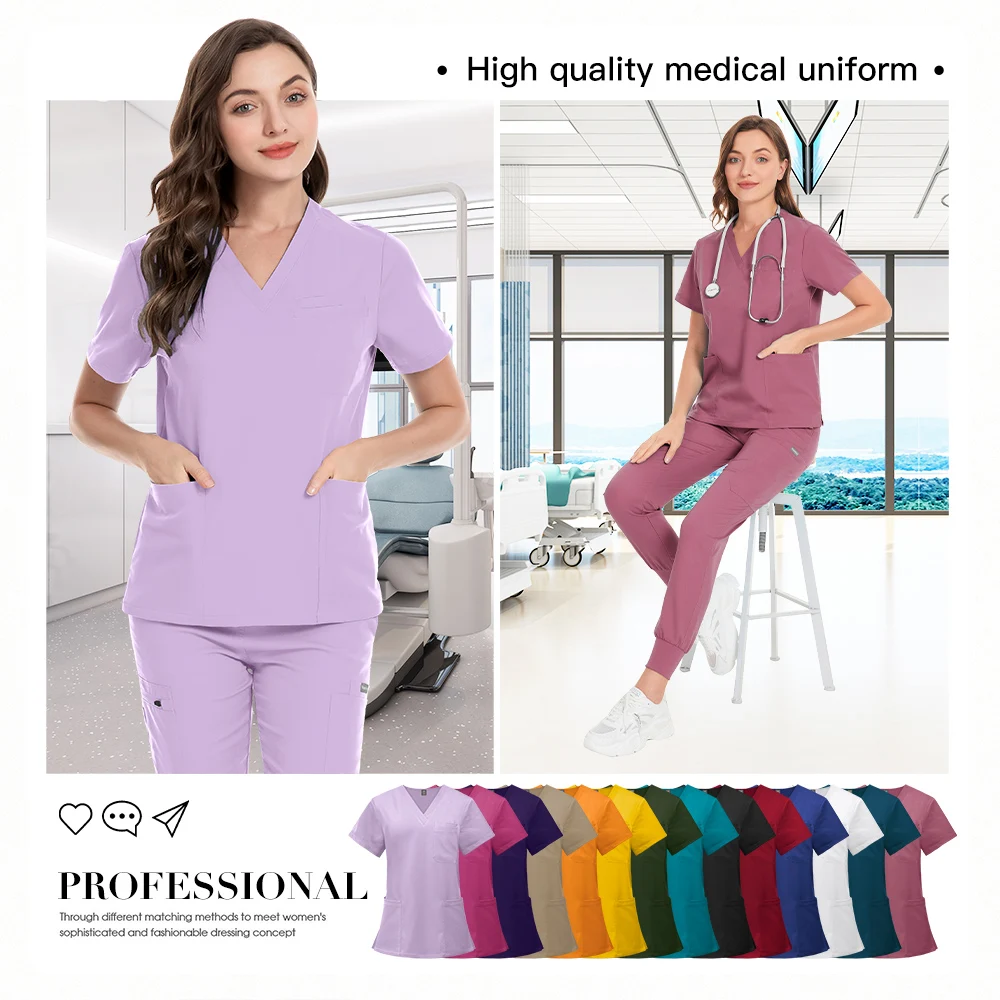 Costume de gommage d'anesthésiste pour hommes et femmes, ensembles de jogging médical, Costume de médecin, uniformes d'infirmière buccale, vêtements de travail pour animaux de compagnie, nouvelle collection