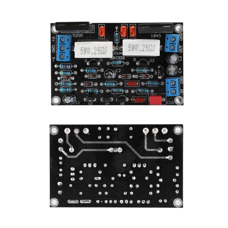 SZSU 2SC5200+2SA1943 Scheda protezioni del circuito del modulo AudioAmplifier