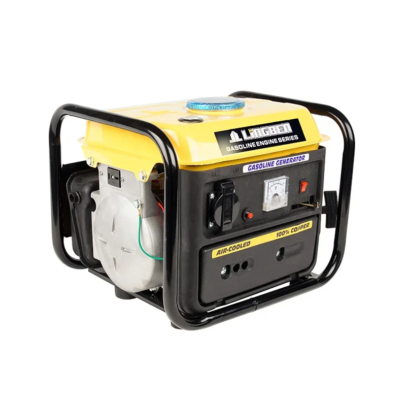 

220v 650W Single cylinder 2 stroke mini gasoline generators portable hand crank power generator home use