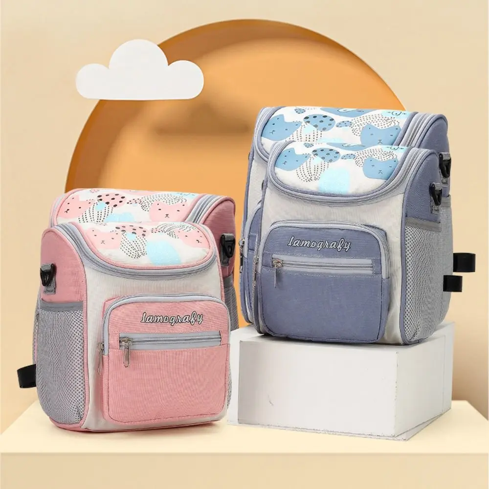 Lightweight Universal Diaper Backpack Large Capacity Waterproof Diaper Changing Totes Durable Zipper Paper Bag Mommy Bag