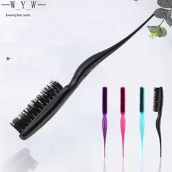 Pro Salon saç fırçaları tarak ince çizgi alay penye fırçası şekillendirme araçları DIY kiti profesyonel plastik kuaför Combs