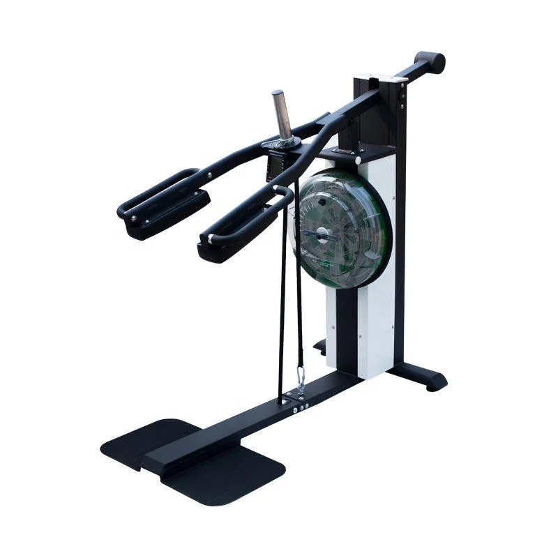 Ski Trainer Machine Simulator Equipment Water Resistance Skiing Machine Foldable Steel Home Cardio Exercise