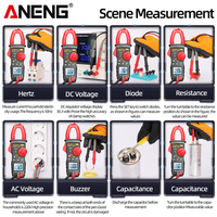 ANENG ST182 Clamp Meter Multimeter 600A AC Voltage Resistance Capacitance AC Current NCV Induction Non-Contact Diode Tester Tool