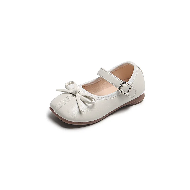 туфли Mary Janes Shoes Kid Leather Shoes 2023 Spring Cute Princess Shoes Soft Sole Baby Single Shoes Sweet Girl Shoes Kids Shoes