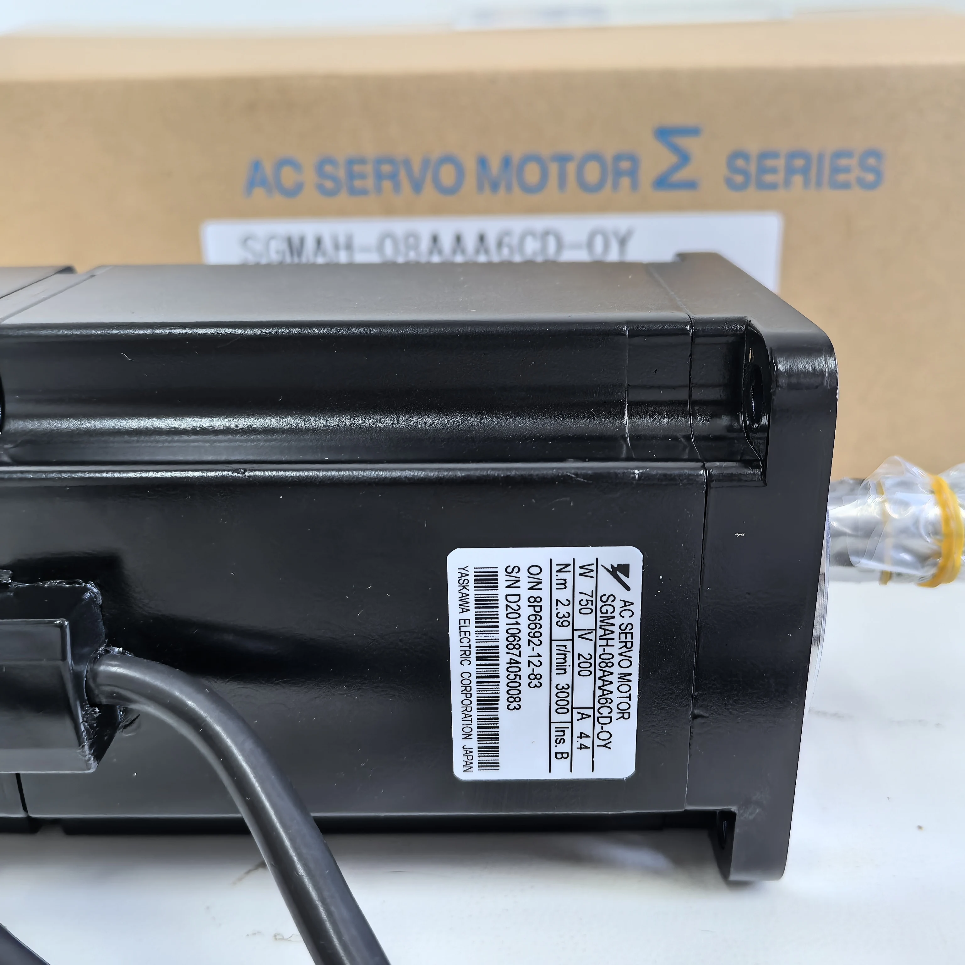 Brand New SGMAH-08AAA6CD-OY Yaskawa Servo Motor 1 Year Warranty
