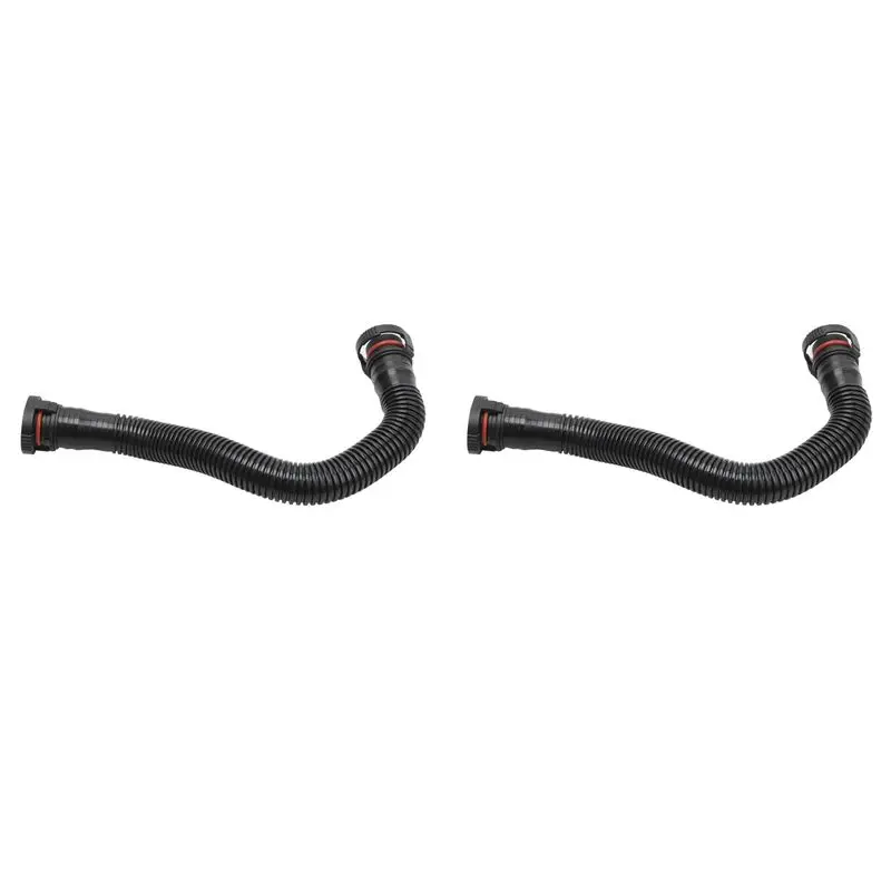 2X New Engine Crankcase Breather Pipes Hose 94810724702 For - Cayenne 4.8 V8 2008-2010-AU62