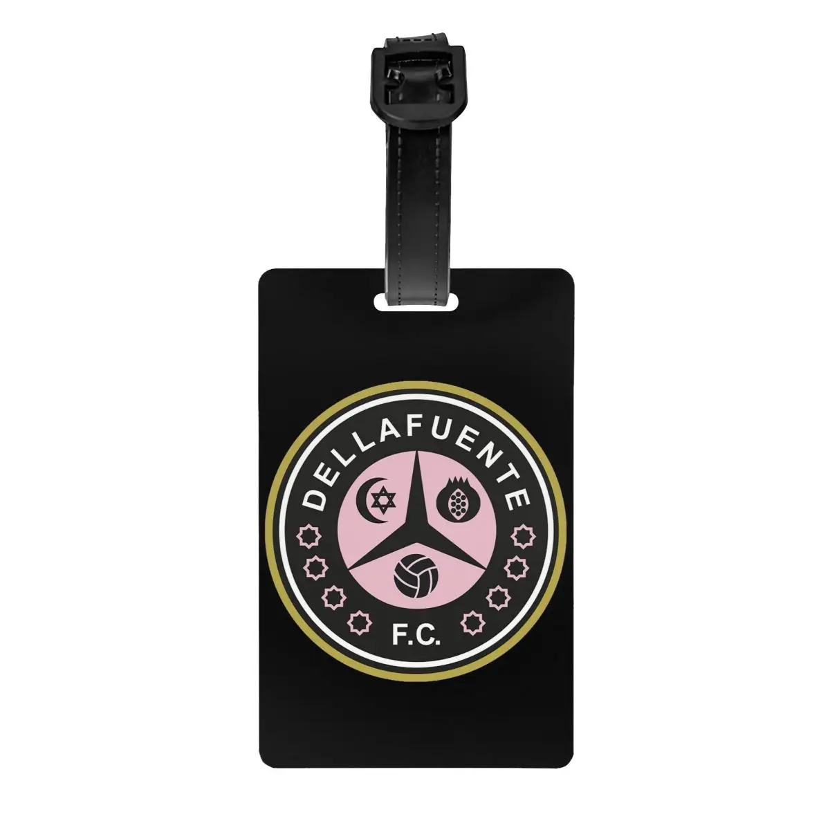 

Custom Dellafuente FC 68 Luggage Tag Privacy Protection Baggage Tags Travel Bag Labels Suitcase