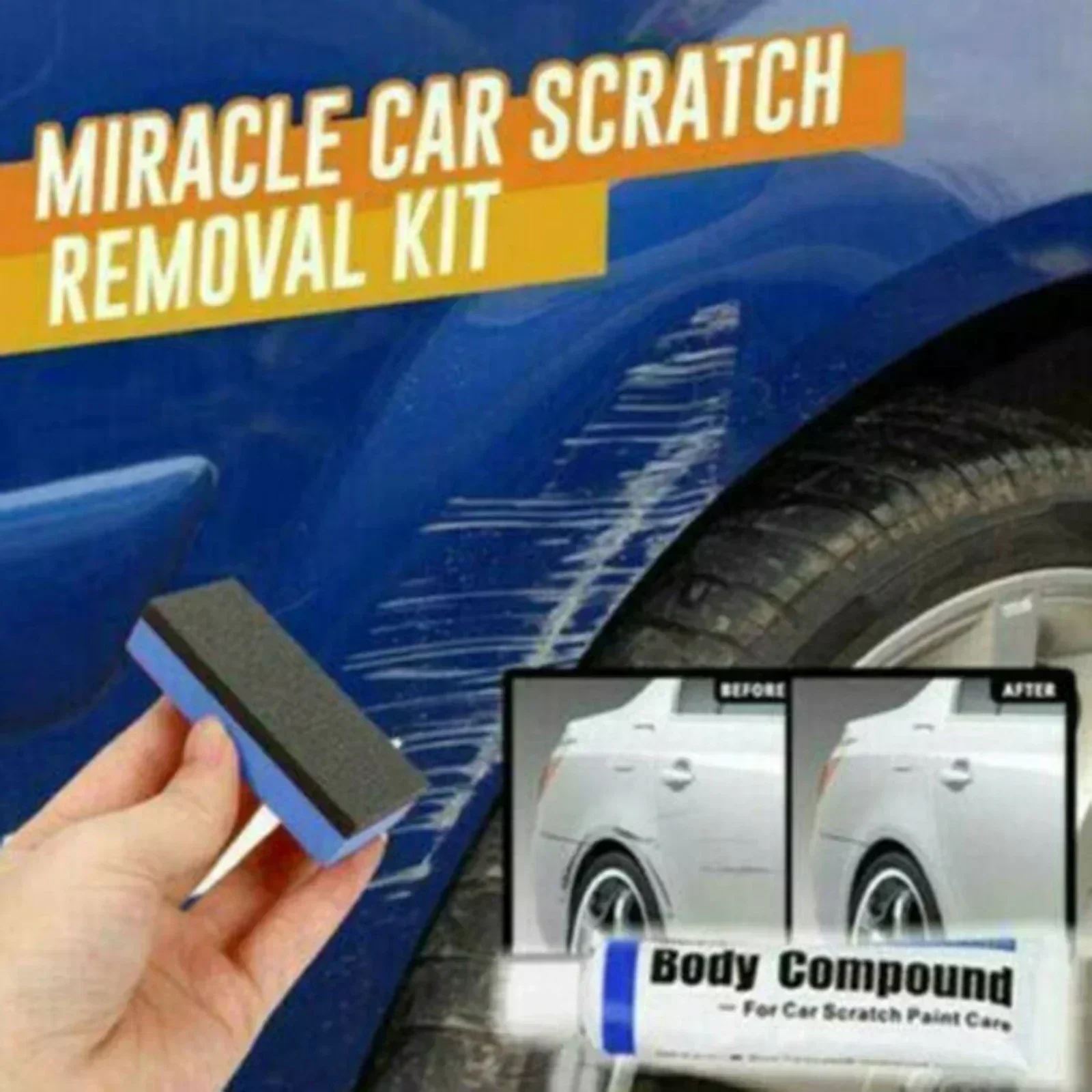 Car Scratch Remover Paint Care Tools Scratch Repair Polishing Kit Compound Paste Paint Repair Accessories Car Repair Tool