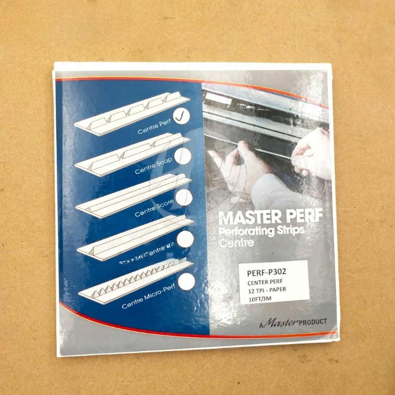 PERF-P302 12TPI-PAPER Master Perf Perforating Strips Centre 10FT/3M Center PERF