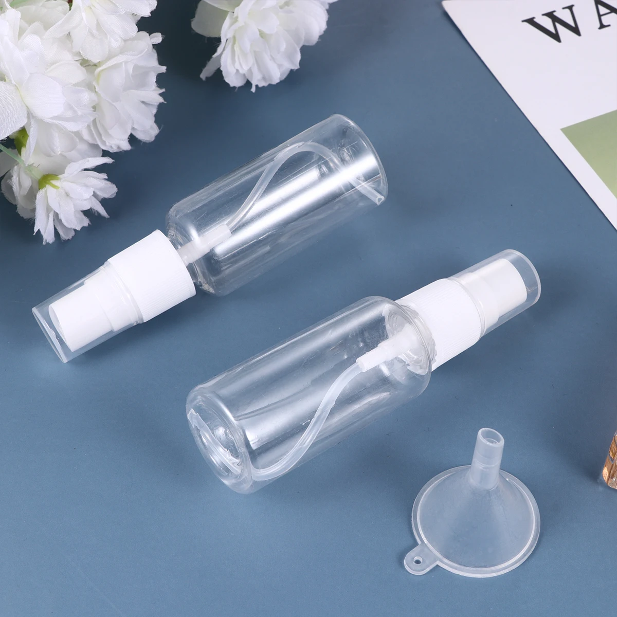 14Pcs Portable Containers Leak Proof Travel Bottles with Funnel for Makeup Foundation Serum Sunscreen on The Go