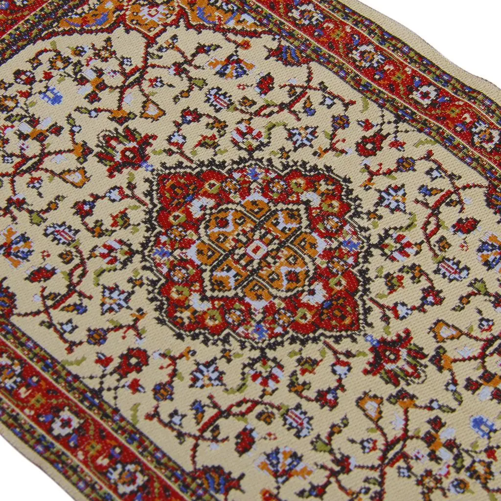 Tappeto da pavimento in miniatura 1:12 per casa delle bambole 24 x 15 cm