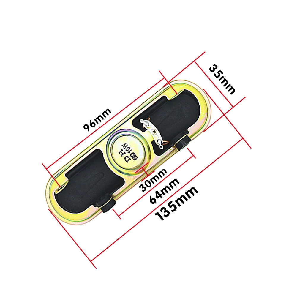 8 ohm 10W LCD TV Speaker Advertising Machine Audio Dedicated Speaker Repair Loudspeaker Unit Rectangle Speakers Sound  Bar 2pcs