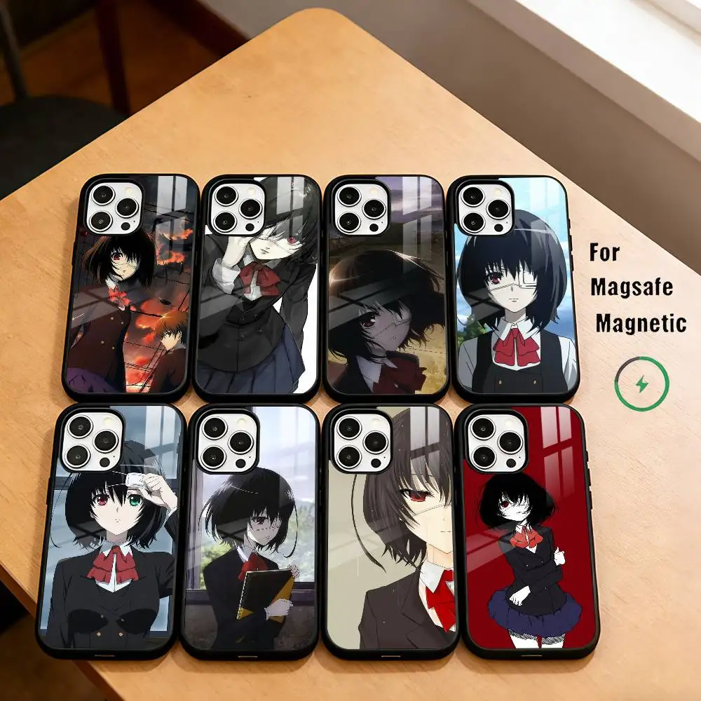 

M-Mysterious girl M-Mei M-Misaki Phone Case Magnetic For Magsafe Wireless Charging For iPhone17,16,15,14,13,12,11 Plus,Pro