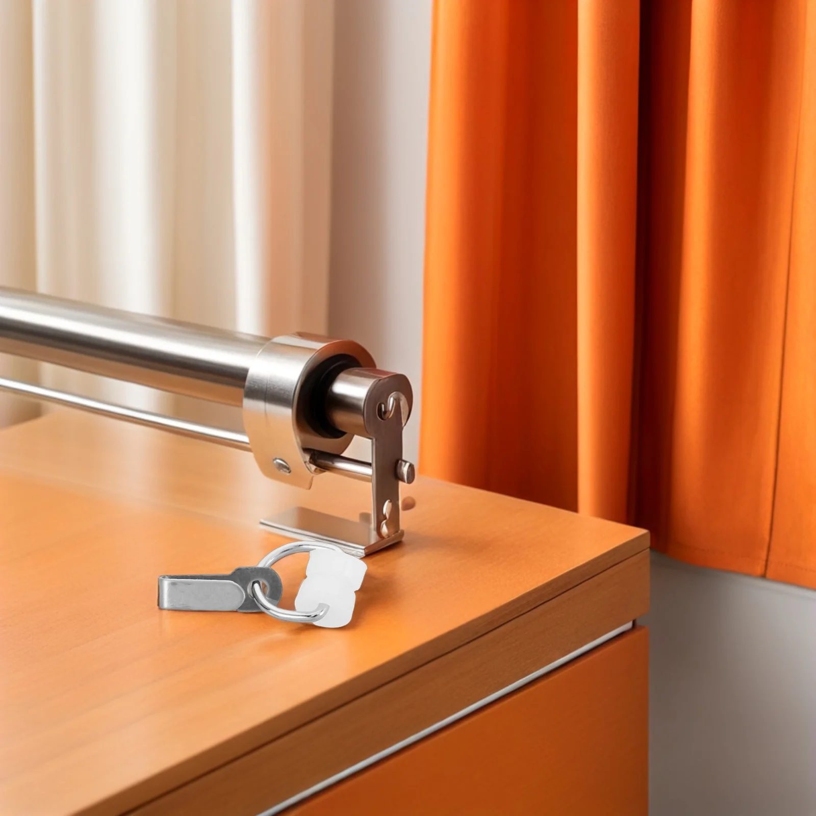 

50pcs Rv Curtain Hooks Metal Track Glider Silent Wheels Smooth Slide For Motorhome Caravan Window Curtain Track Rollers