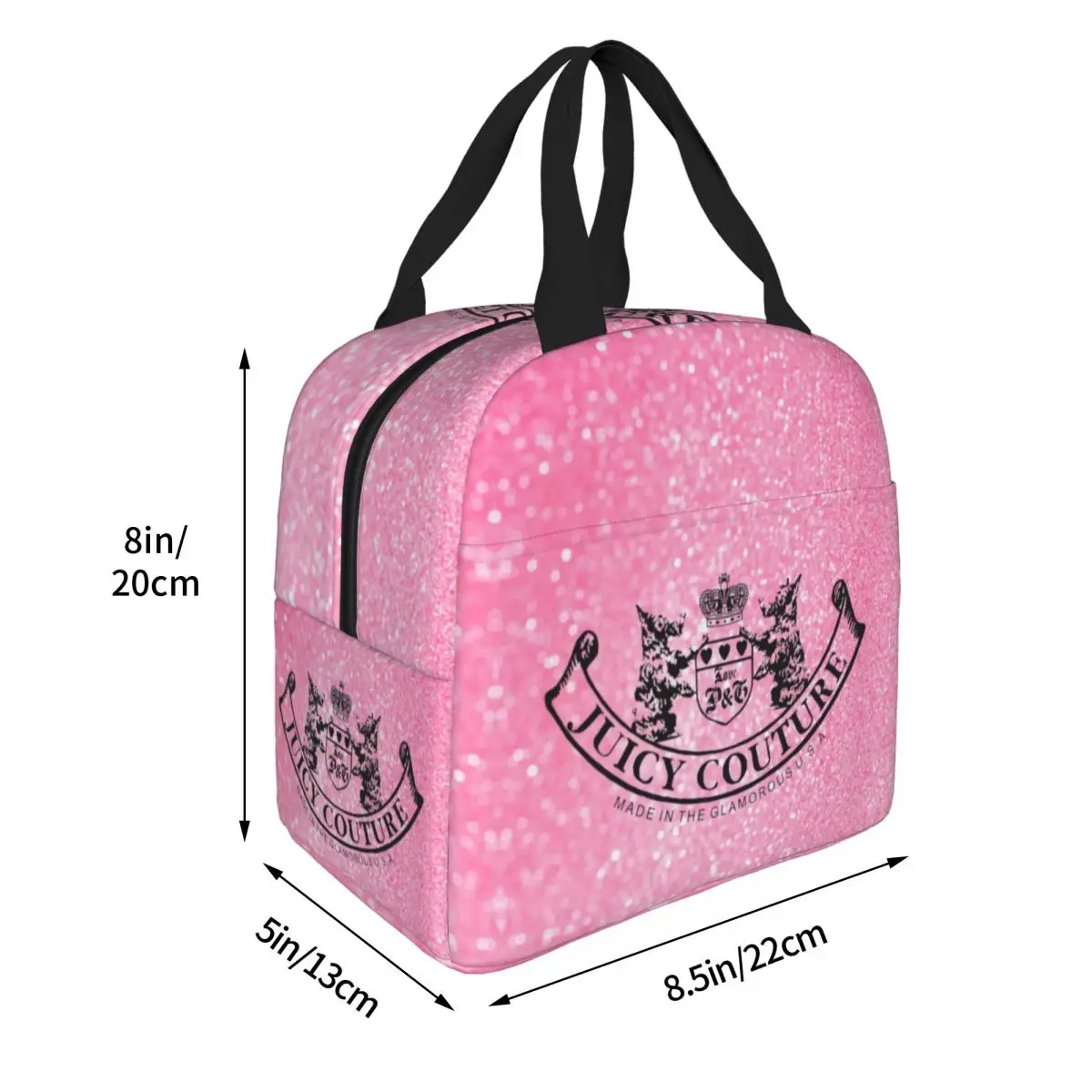 Hot-Sale-Like-Juicy-Couture Lunch Box Women Multifunction Cooler Thermal Food Insulated Lunch Bag Kids Portable Picnic Tote Bags