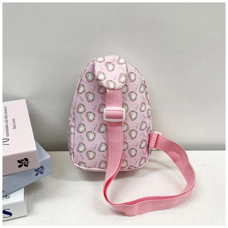 Hello Kitty Kuromi Mijn Melodie Cinnamoroll Cartoon Print Kinderen Crossbody Tas Girly Heart Reizen Kawaii Draagbare Mini Rugzak