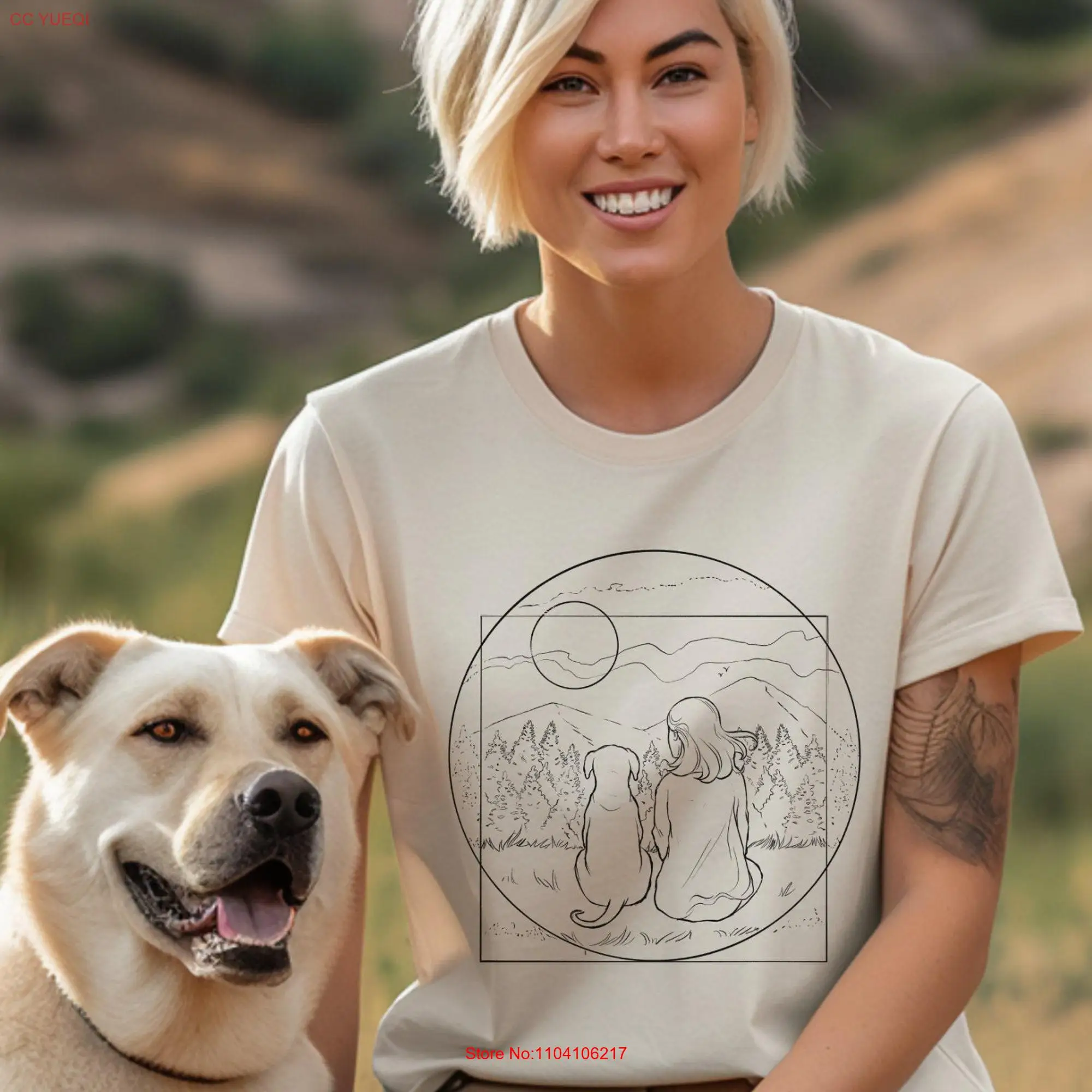 Dog mom shirt gift for outdoor lover camping shirts hiking T nature mountain tee forest tees tree clothing dogs clothes