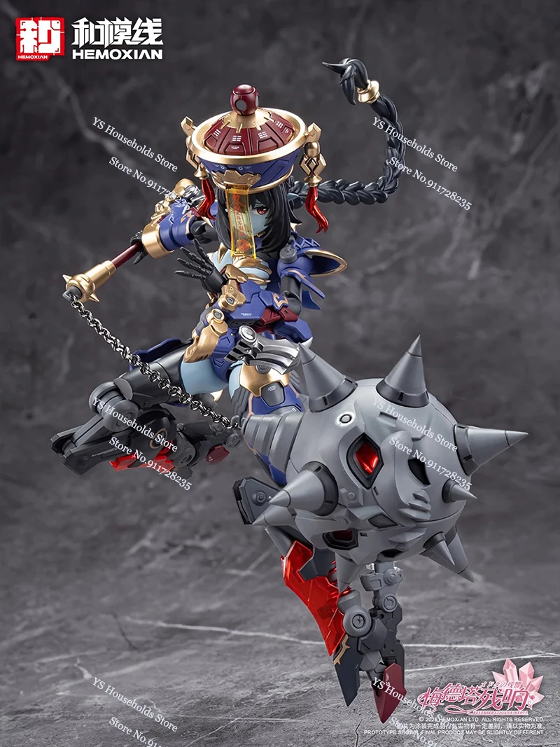 HEMOXIAN JS-009 1/12 تحصيل جيو ليان كامل عمل البلاستيك أطقم منمذجة البدلة المتنقلة فتاة تمثال 18.5 سنتيمتر الجندي الهدايا جمع