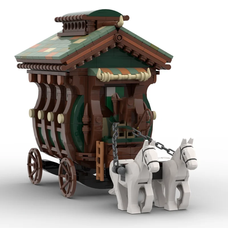 نموذج قلعة القرون الوسطى Moc قوالب بناء نموذج منزل المهبل التكنولوجيا وحدات الالعاب العملاقة لتقوم بها بنفسك تجميع هدية الكريسماس #3