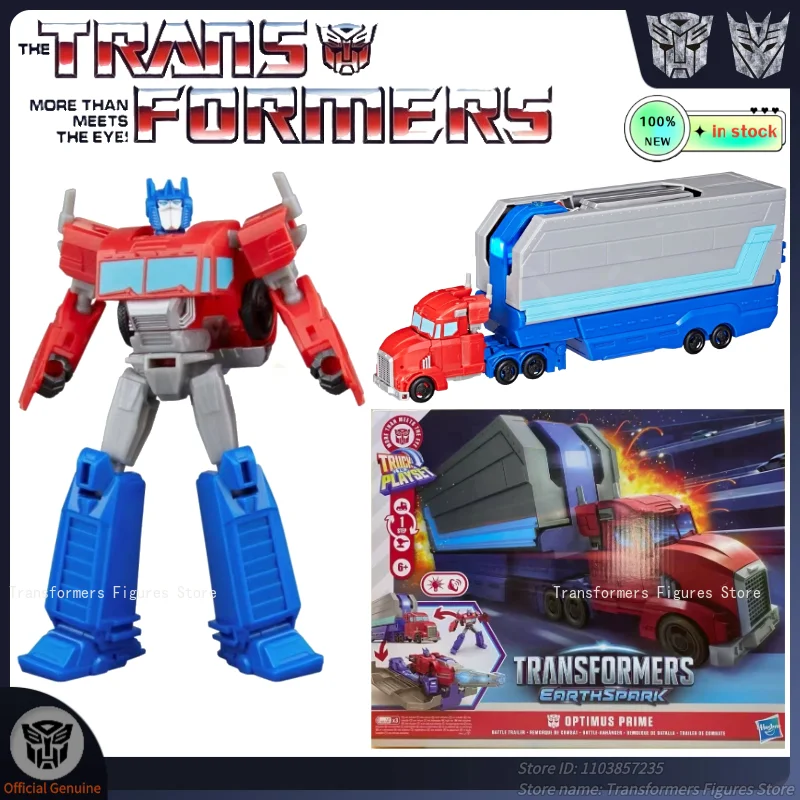 Совершенно новый робот-трансформер, игрушки EarthSpark Optimus Prime G1, фильм, мультяшная фигурка, аниме, подвижная модель робота, подарки для автомобиля
