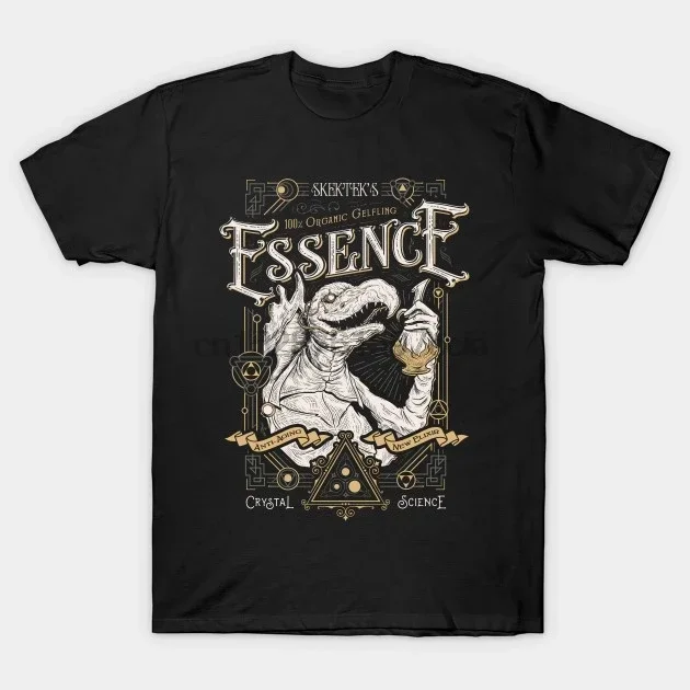 Men tshirt Organic Gelfling Essence Dark Crystal Printed T-Shirt tees top mens designer clothes Short Sleeve Round Collar manga