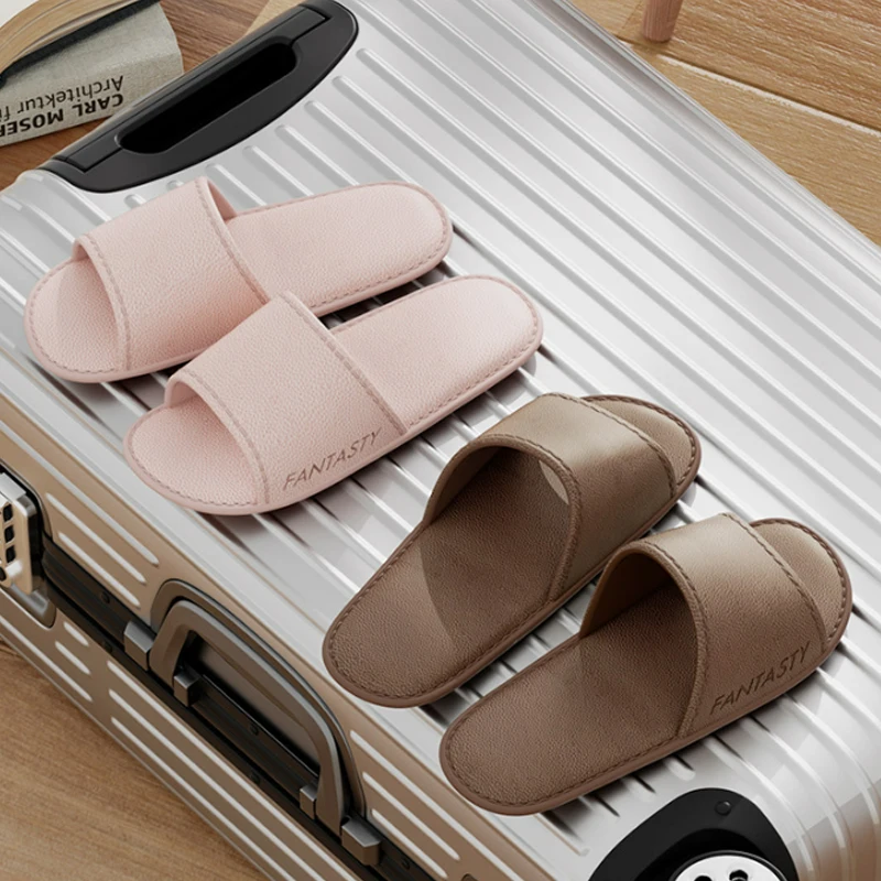 Women Men Folding Flip-Flops Business Trips Travel Portable Lightweight EVA Slippers Soft Bottom Beach Couple Indoor Slides