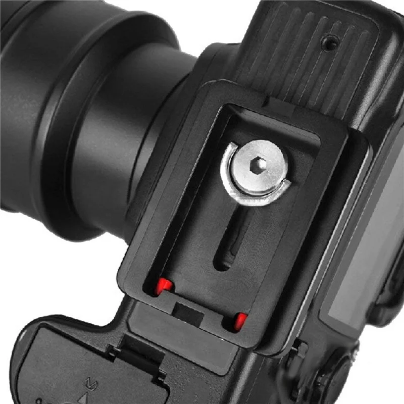 15 حزمة 1/4 بوصة الإفراج السريع لوحة تصاعد المسمار D-حلقة D رمح QR برغي محول جبل لكاميرا DSLR-PZZW