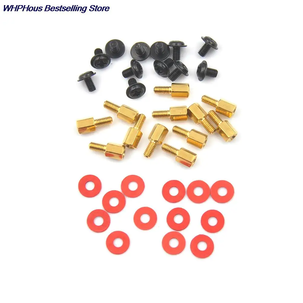 36PCS/Set Motherboard Mounting Screw Set Copper Pillar + M3 Screws + Insulating Gasket