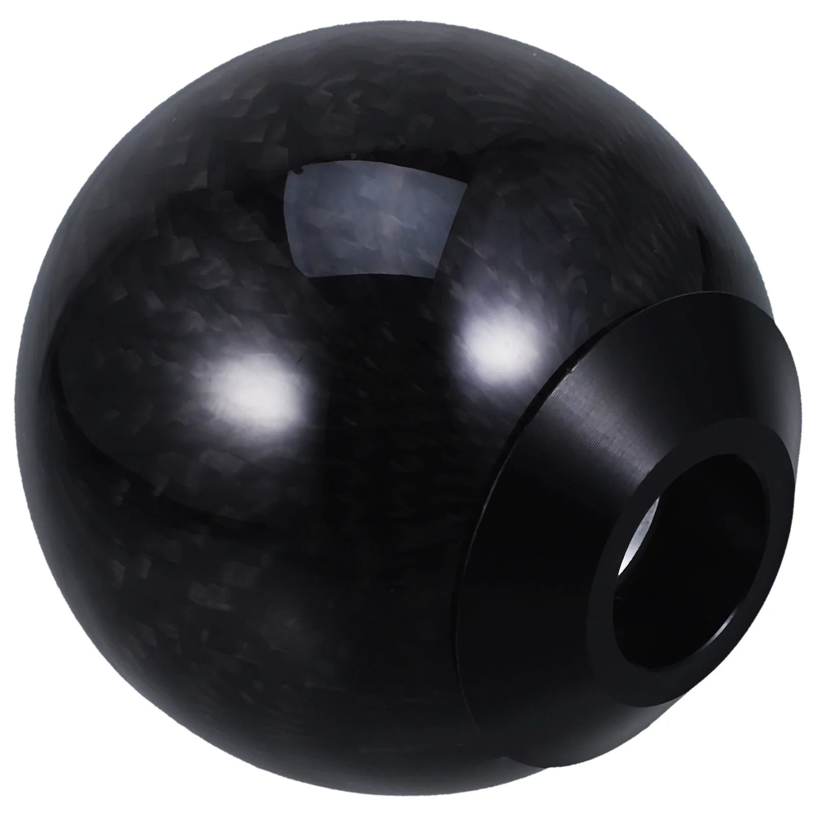 

Carbon Fiber Gear Shift Knob Round Shifter Replacement For Automatic Transmission Cars Lightweight Durable Aluminum Alloy