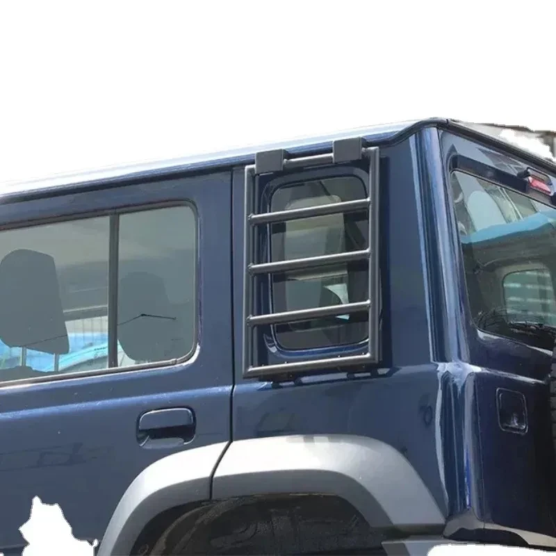 

TELLIKA Accessories Jimny Steel Car Side Ladder Left Rear Window Extension Climbing For Jimny 2023 2024 5 Door