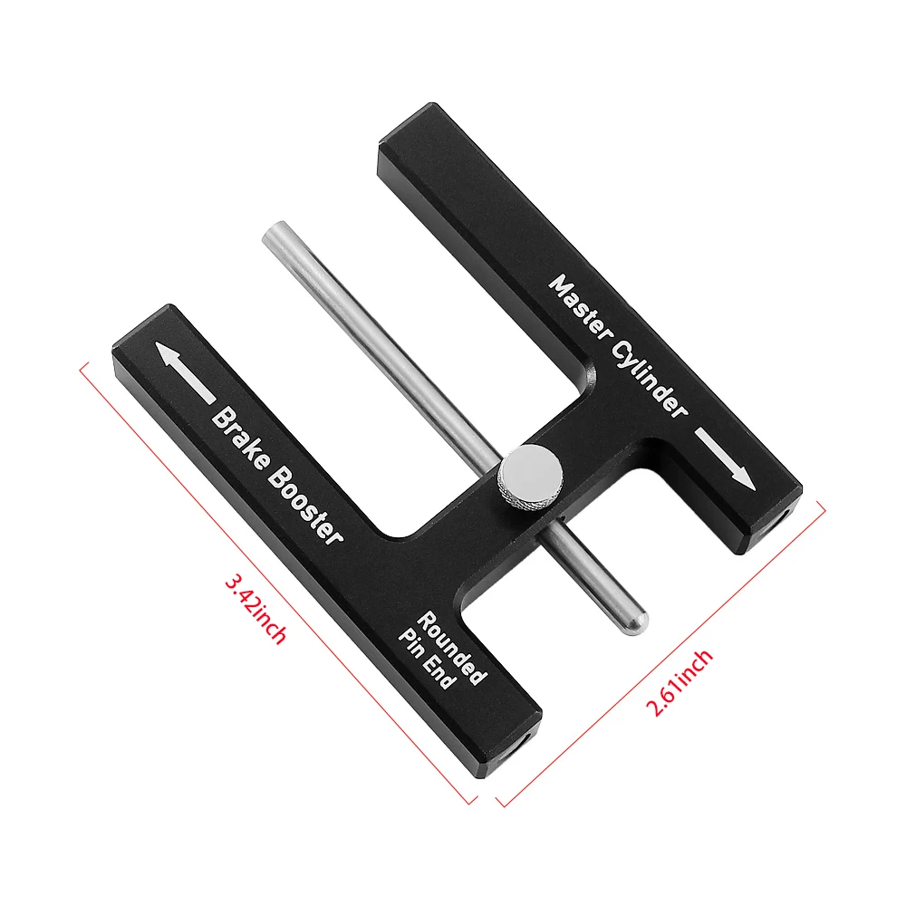 Brake Boosters Push Rod Adjustment Tool Master Cylinder Pushrod Length Gauge for Adjustable Braking Distance of Brake Pedal