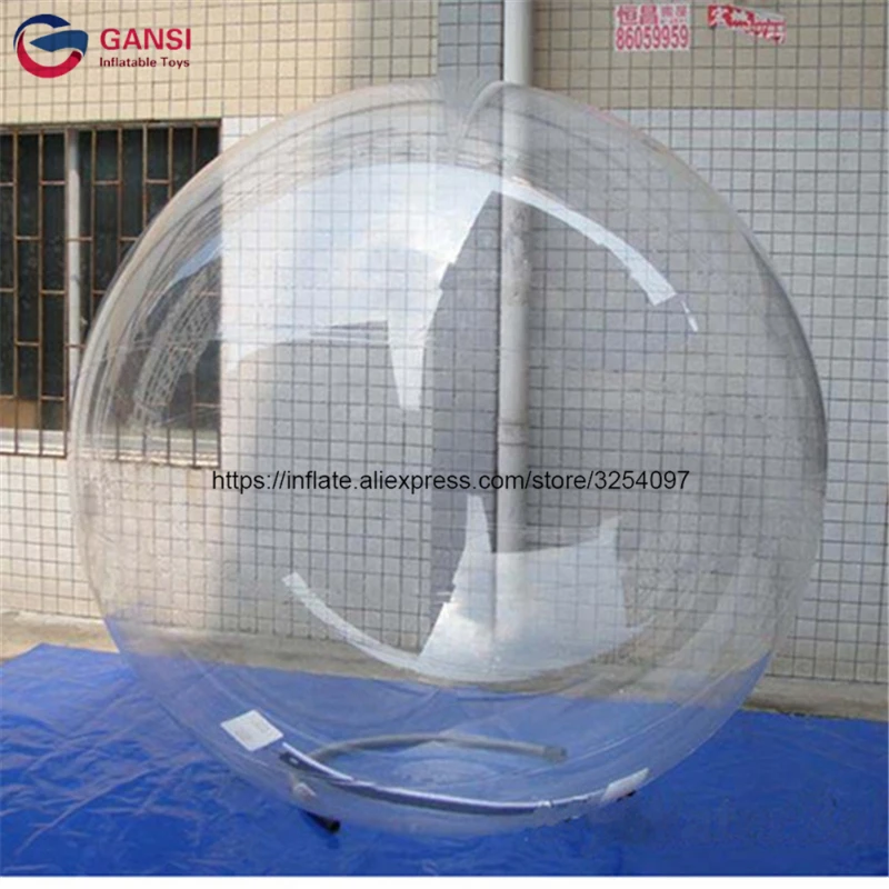 2M Diameter Clear 1.0Mm PVC Inflatable Water Ball,Kids Inflatable Walk On Water Walking Ball For Pool