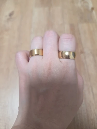 Gold Color Wedding Band Engagement Stainless steel Ring for Women Men US Sizes 4 5 6 7 8 9 10 11 12 13 14 15 Free Shipping photo review