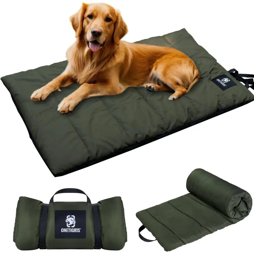 

Large Dog Bed Washable Matteress Anti Slip Cushion for Pets Sleeping, 3.6ft by 2.2ft Water-Resistant Pet Bed for Indoor Outdoor(
