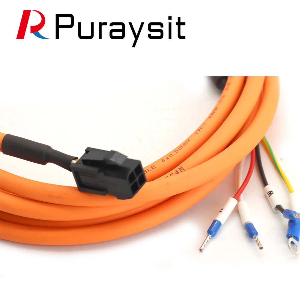 Puraysit Servo Motor Power Cable VW3M5D1AR30 VW3M5D1AR50 VW3M5111R30 VW3M5111R50 VW3M5111R80 for Schneider LXM23 28