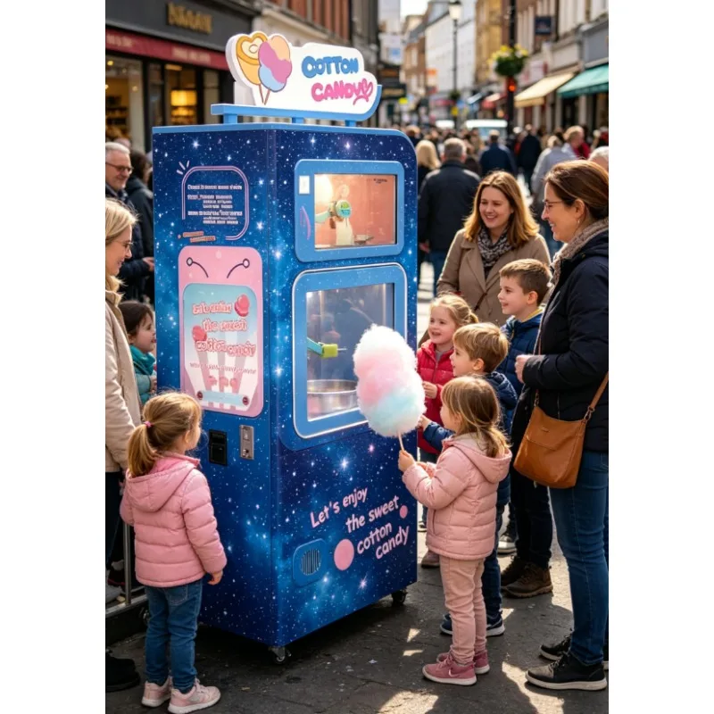 Cotton Candy Machine for Kids Sweet Cotton Candy Maker Machine Sugar Candy Painting Making Machine