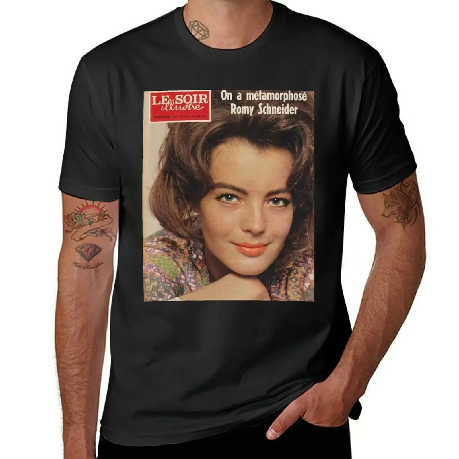 Romy Schneider T-Shirt man clothes quick drying mens graphic t-shirts pack