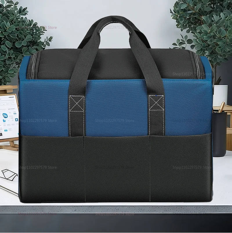 حقيبة أدوات جديدة مع سعة أكبر 30% مقاومة للماء متعددة الجيوب حقيبة أدوات تنظيم الأدوات لأدوات الكهربائي حقيبة أدوات محمولة