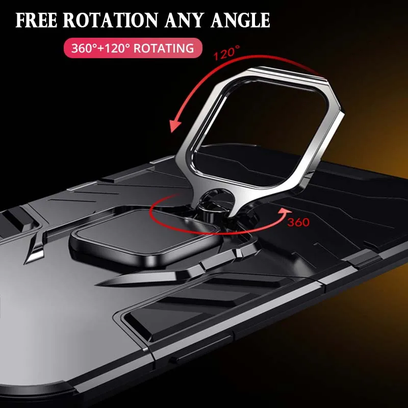 جراب Funda-درع لـ ASUS ، حافظة ضد الصدمات ، حامل مغناطيسي ، غطاء هاتف لـ Zizfone Max Pro M1 ، M1 ، ZB602KL ، ZB601KL